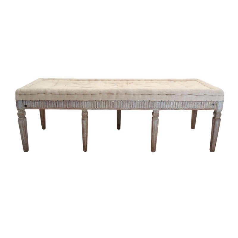 19th Century Swedish Gustavian Long Bench