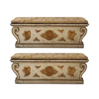 18th Century Venetian Pair of Benches