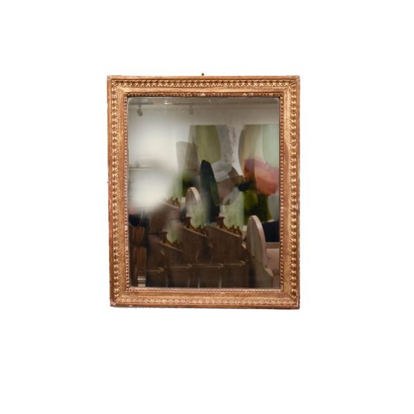 18th Century Louis XVI Gilded Wood Mirror
