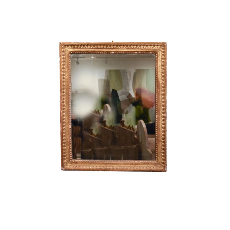 18th Century Louis XVI Gilded Wood Mirror
