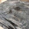 Pair of 19th Century French Marble Top Iron Consoles with Grape Detail - Image 15