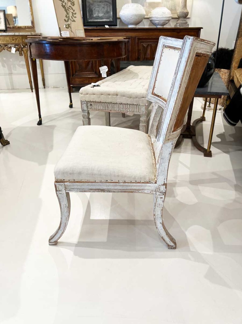 Pair of 18th Century Swedish Klismos Chairs - Image 2