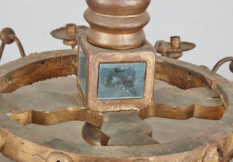 19c Italian Baroque 12 Arm Chandelier - Image 7