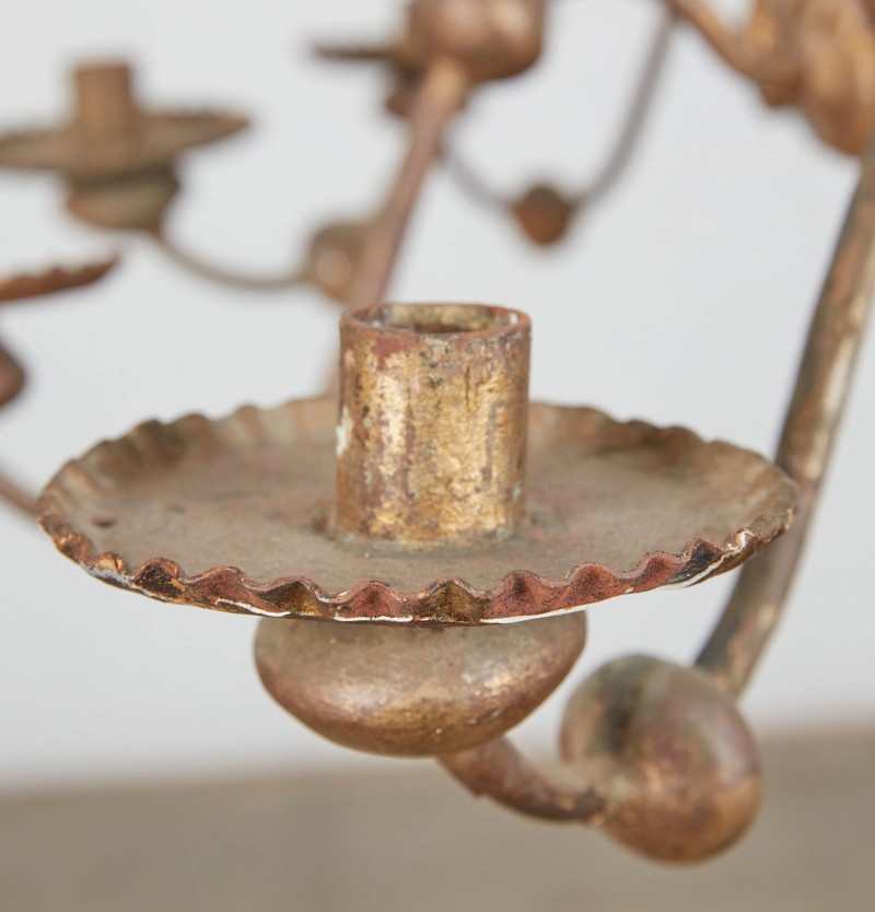 19c Italian Baroque 12 Arm Chandelier - Image 4