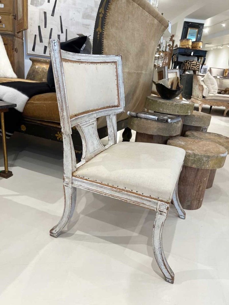 Pair of 18th Century Swedish Klismos Chairs - Image 4