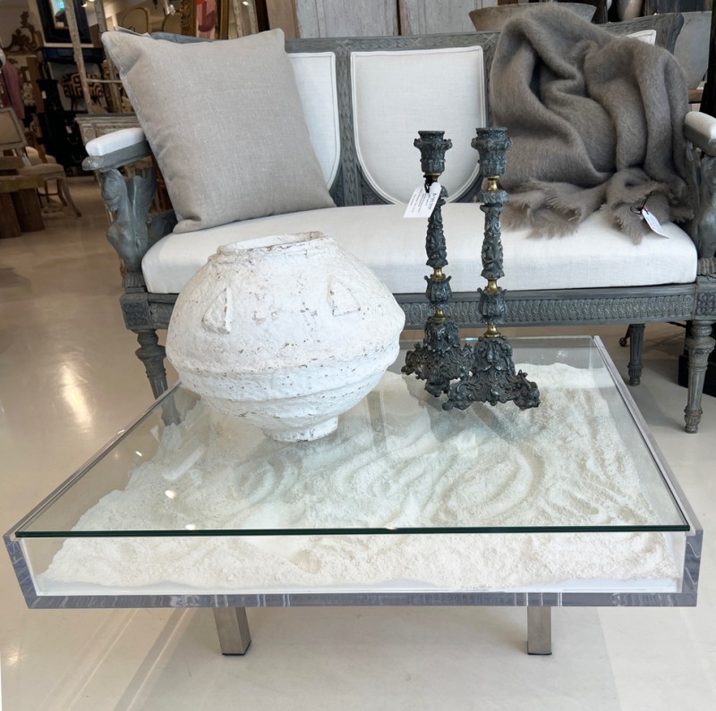 Acrylic and Paris Lime Coffee Table - Image 2