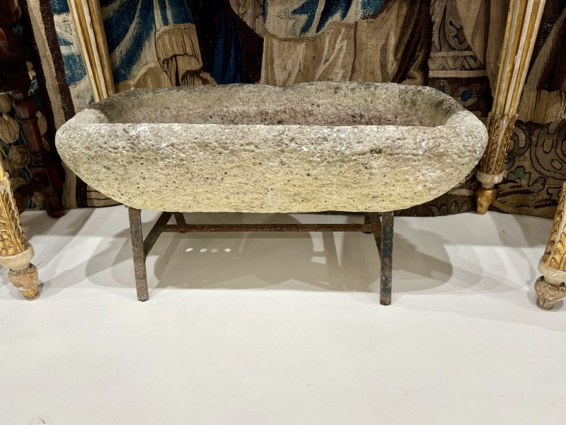 Large Stone Sink with Stand - Image 2