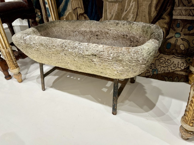 Large Stone Sink with Stand - Image 4