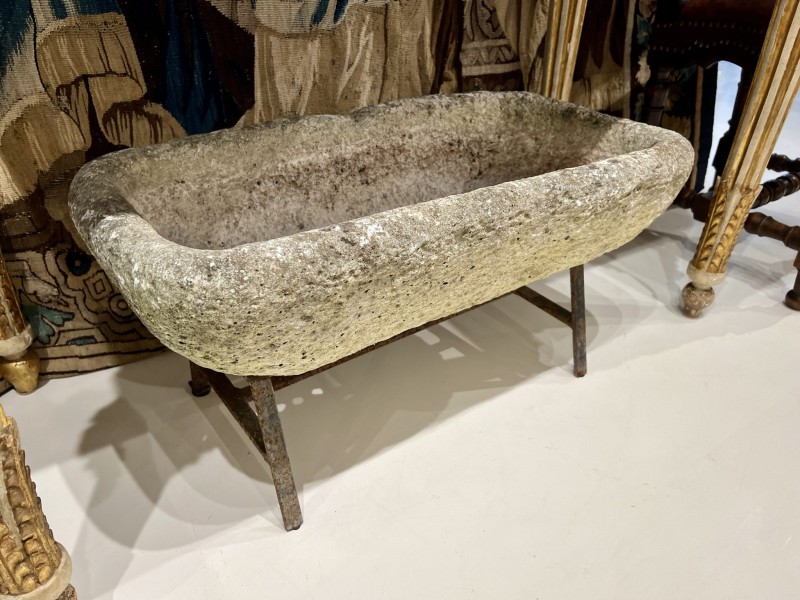 Large Stone Sink with Stand - Image 6