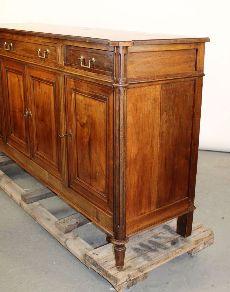 French Louis XVI Style Enfilade in Walnut - Image 11