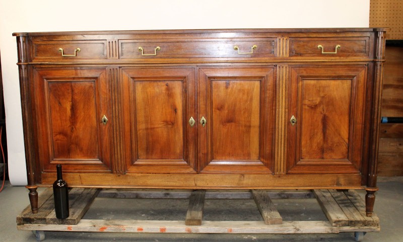 French Louis XVI Style Enfilade in Walnut - Image 3