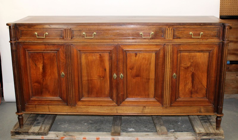 French Louis XVI Style Enfilade in Walnut - Image 4