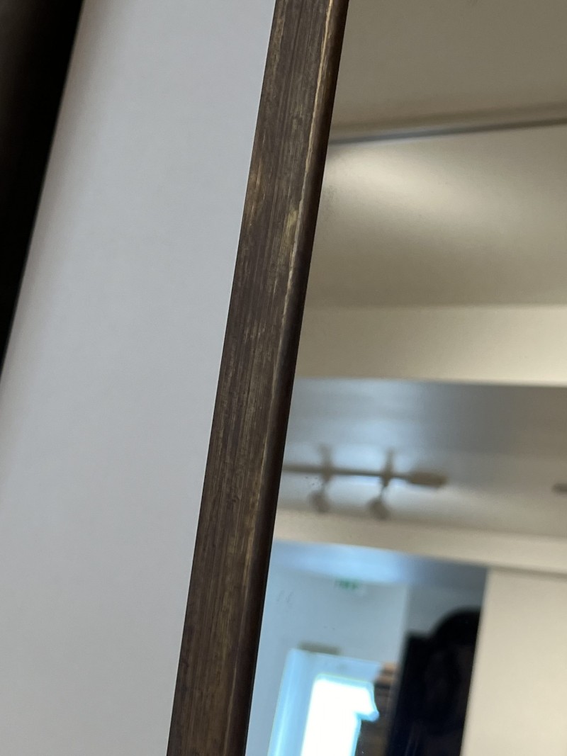 Large Mid-Century Italian Shield Mirror - Image 2