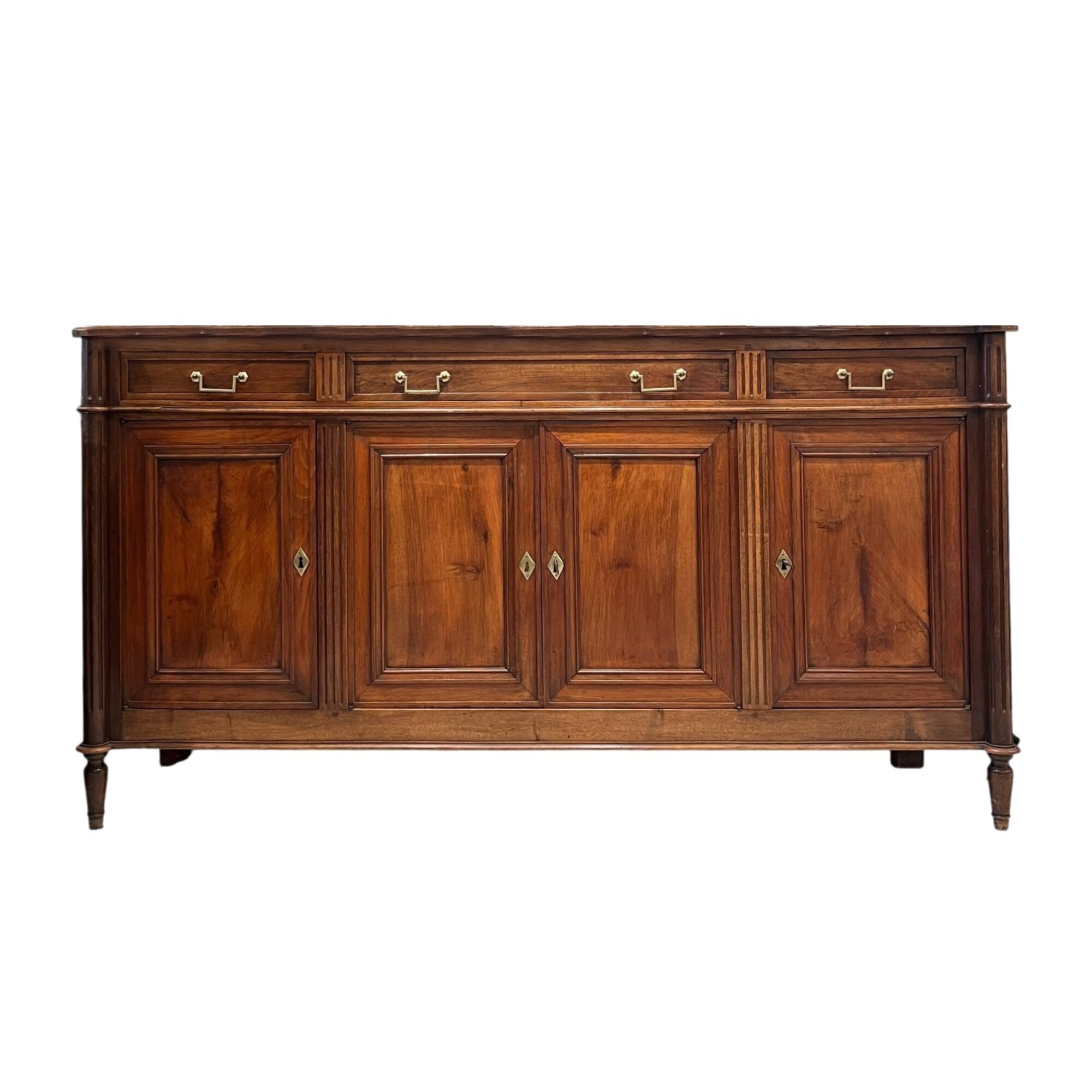 French Louis XVI Style Enfilade in Walnut