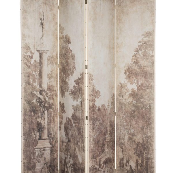 Folding Grisaille Screen