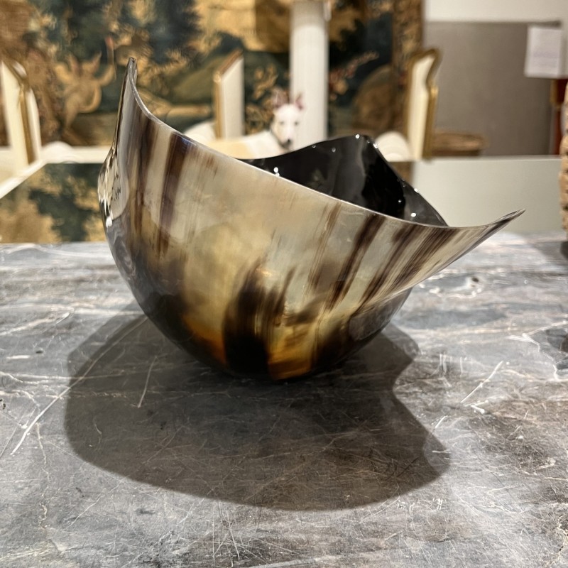 Large Cow Horn Bowl - Image 5