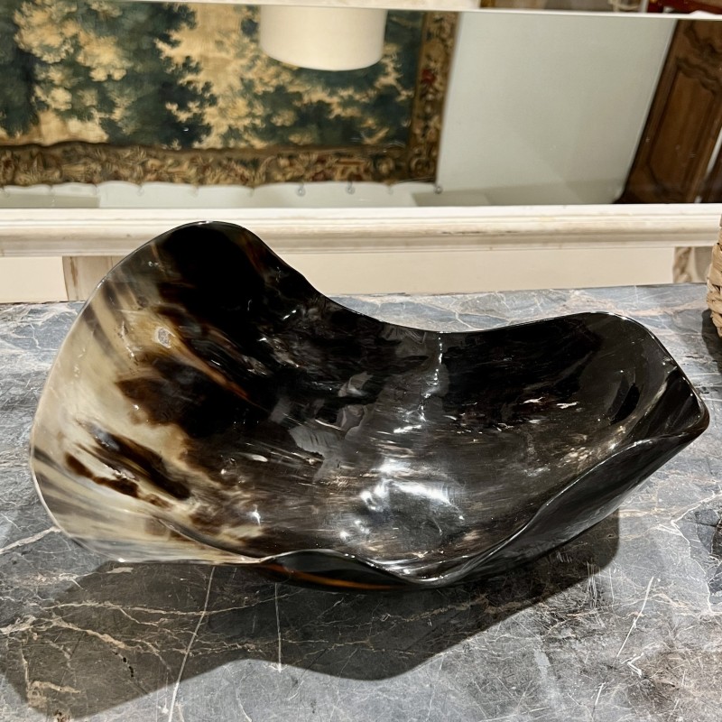 Large Cow Horn Bowl - Image 6