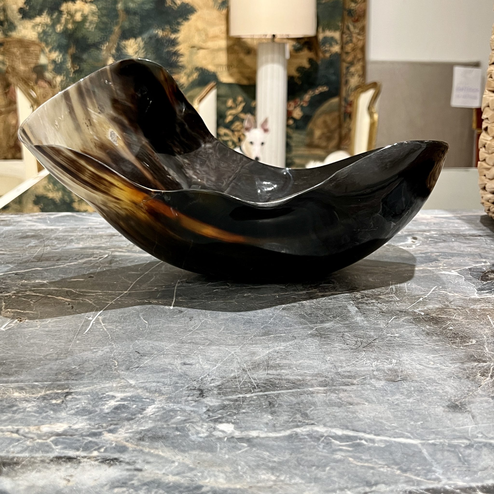 Large Cow Horn Bowl - Image 7