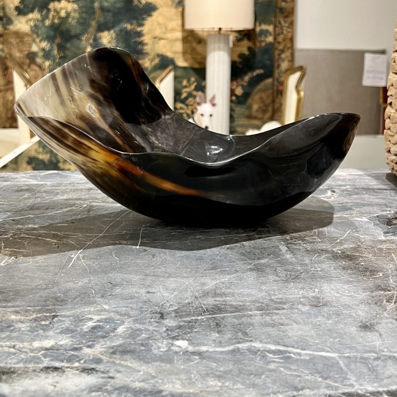 Large Cow Horn Bowl - Image 7