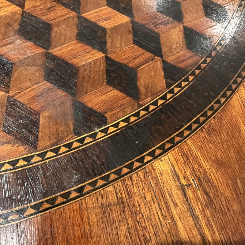 18th Century Italian Marquetry Game Table - Image 8