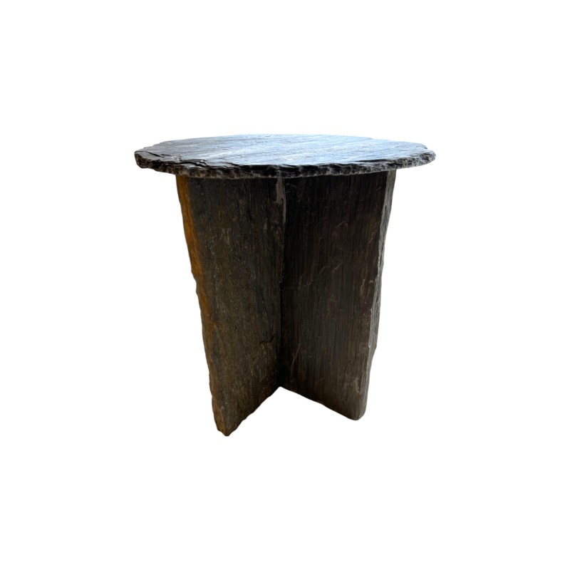 French Slate Side Tables (1 available) - Image 8