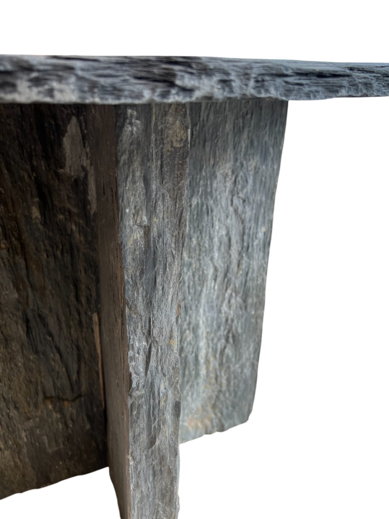 French Slate Side Tables (1 available) - Image 3