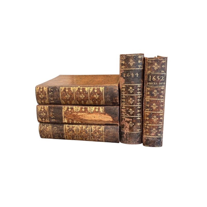 18th Century Louis XVI Set of 5 Livre Book Boxes