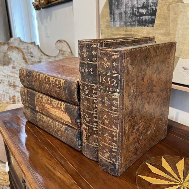18th Century Louis XVI Set of 5 Livre Book Boxes - Image 3