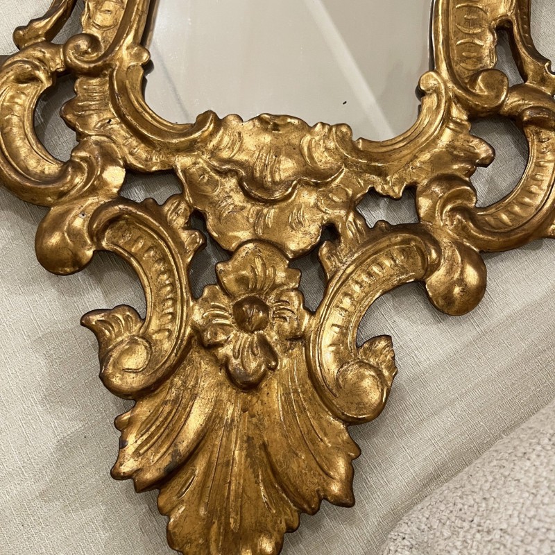 Early 20th Century Large Venetian Gilded Wood Mirrors - Image 3