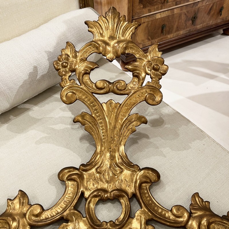 Early 20th Century Large Venetian Gilded Wood Mirrors - Image 5