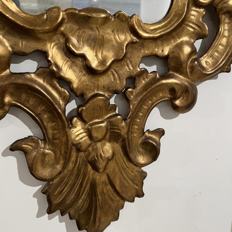 Early 20th Century Large Venetian Gilded Wood Mirrors - Image 7