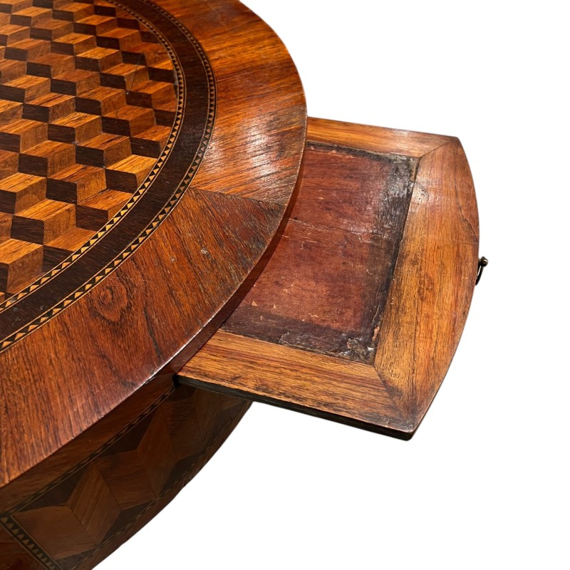 18th Century Italian Marquetry Game Table - Image 4