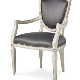 Jean Luc Shield Back Arm Chair