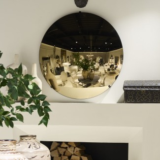 Rive Gauche Convex Mirror - Silver