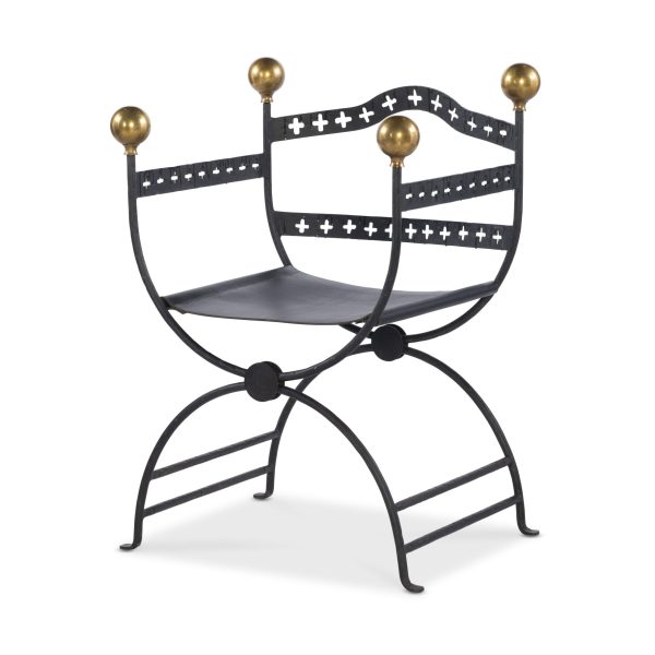 Dante Iron Savonarola Chair