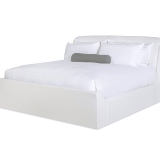 Saint-Germain Sleigh Bed - King 6/6 - Cream