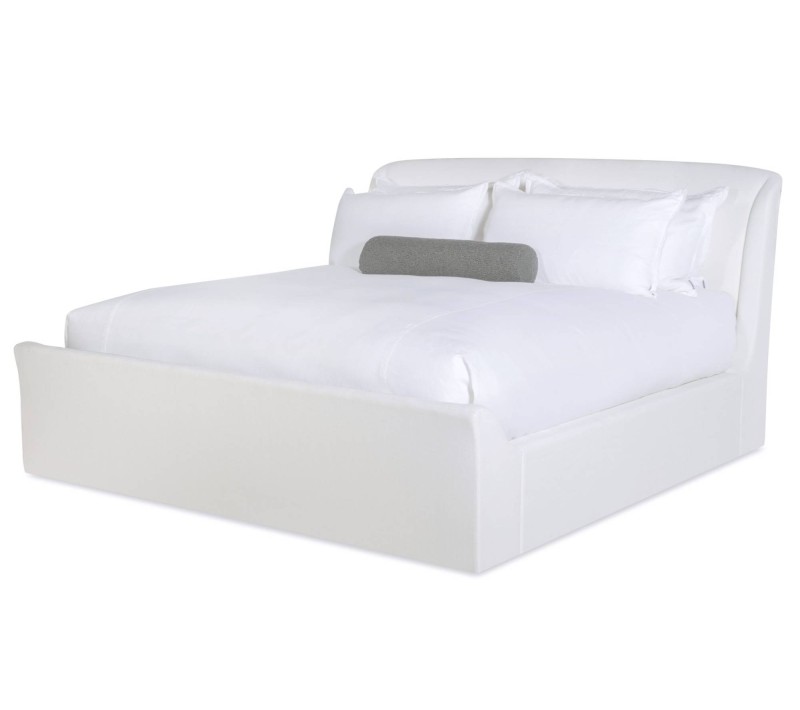 Saint-Germain Sleigh Bed - King 6/6 - Cream