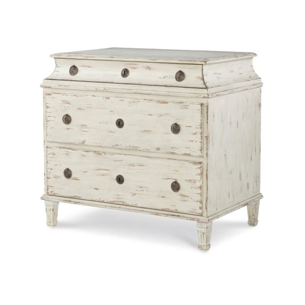 Alexandre I Nightstand - Swedish Scraped Bone
