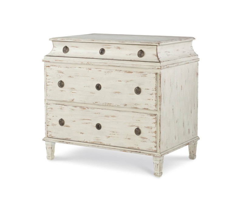 Alexandre I Nightstand - Swedish Scraped Bone