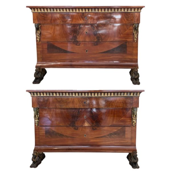 Pair of 18th Century Mahogany Chests