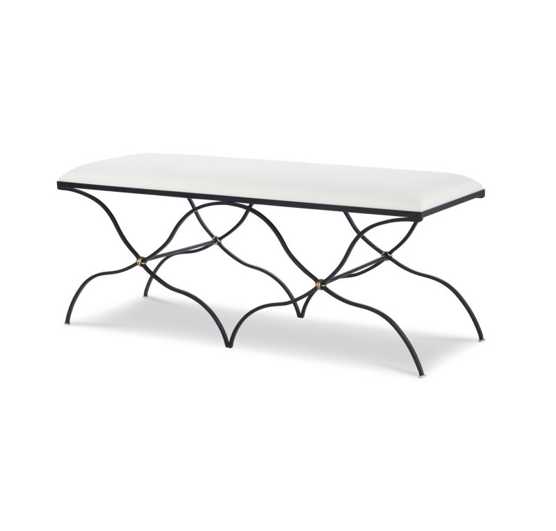 Elisabet Bench - Brass & Iron Knot