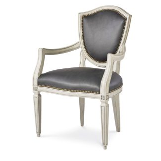 Jean Luc Shield Back Arm Chair