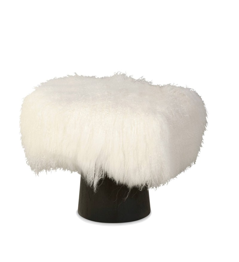 Pompidou Italian Mongolian Lamb Stool