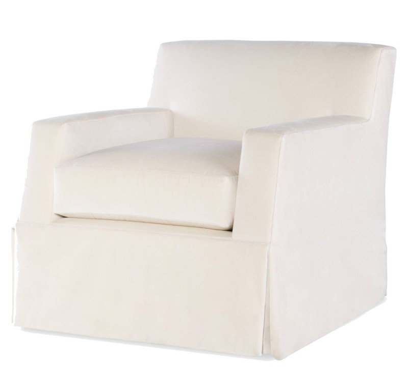 François Skirted Lounge Chair