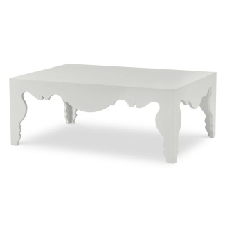 Sven Cocktail Table - French White Plaster