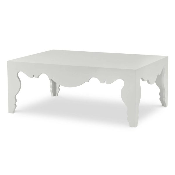 Sven Cocktail Table - French White Plaster