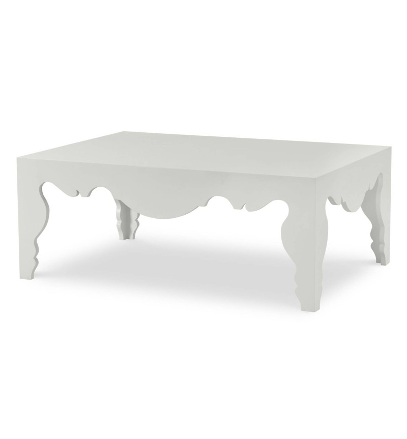 Sven Cocktail Table - French White Plaster