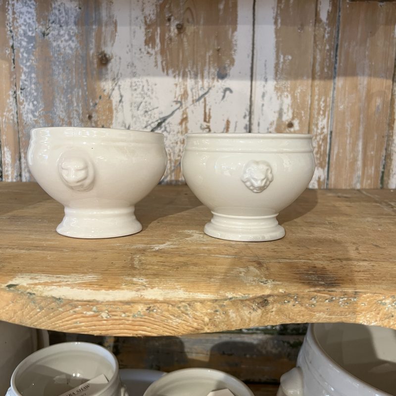 Pair of Small White Pillivuyt Porcelain Bowls - Image 3