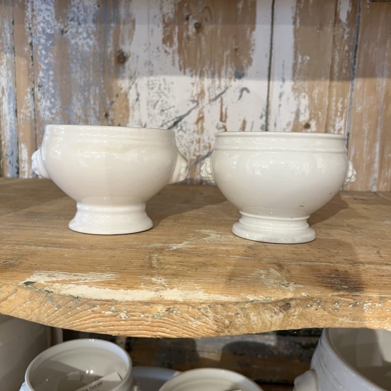 Pair of Small White Pillivuyt Porcelain Bowls - Image 4