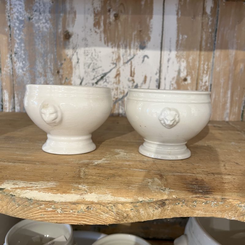 Pair of Small White Pillivuyt Porcelain Bowls - Image 5